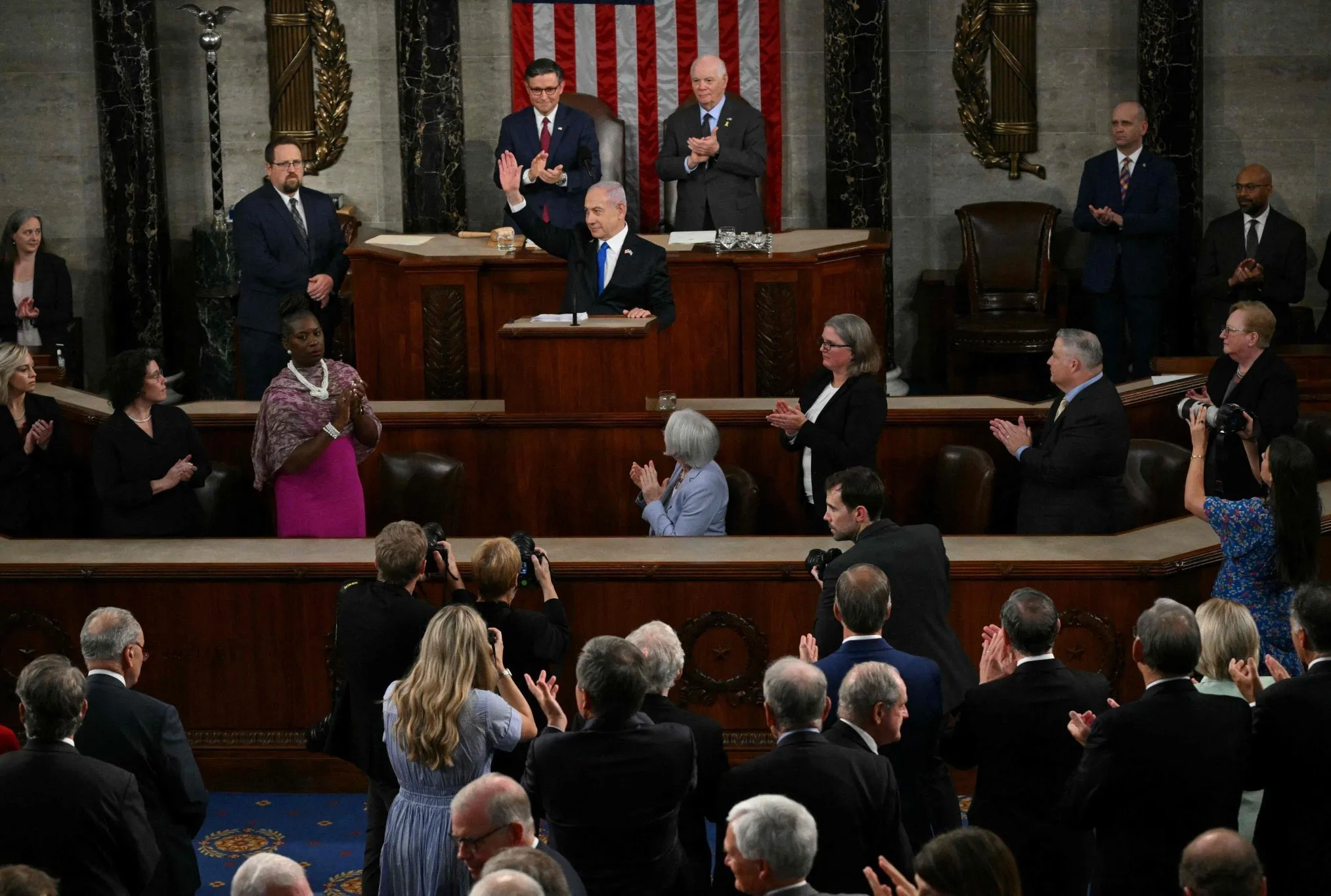 Netanyahu’nun ABD kürsüsündeki konuşmasına Filistinli yetkililerden tepki: O cani dünyayla alay ediyor! | ABD için utanç oturumu