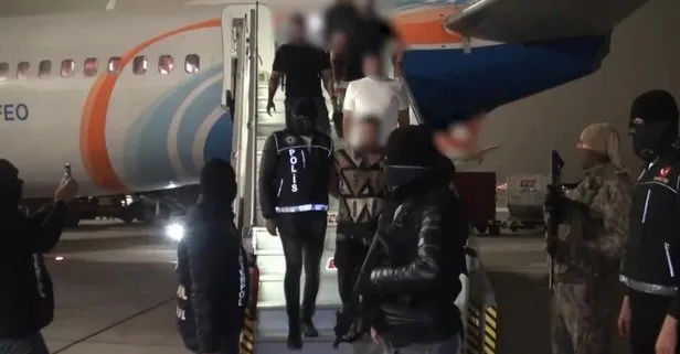 Kırmızı bültenle aranan ve yurt dışında yakalanan 3 şüpheliden 2’si Türkiye’ye iade edildi