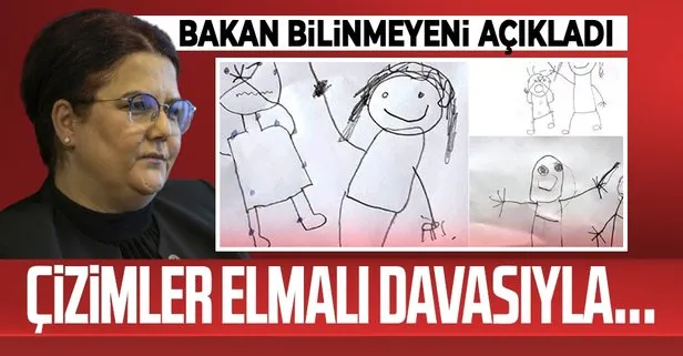 Aile ve Sosyal Hizmetler Bakanı Derya Yanık: Çizimler Elmalı davasıyla ilgili dosyaya ait değil