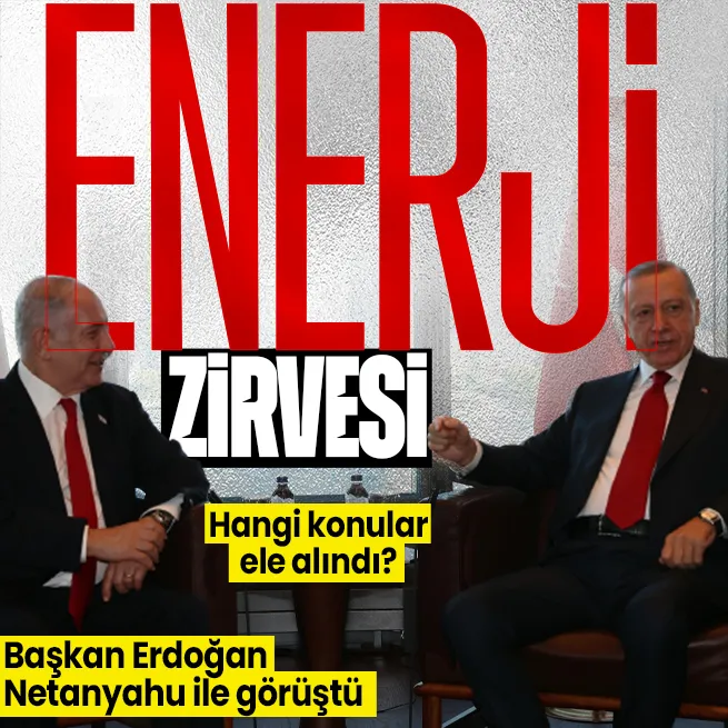 Başkan Erdoğandan yoğun diplomasi: İsrail Başbakanı Netanyahuyu kabul etti