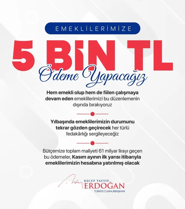 Emekliye KASIMDA 5 BİN TL HESAPTA! 9 Ekim 2023 KABİNE TOPLANTISI KARARLARI! Memura zam, emekliye müjde, en düşük emekli aylığı...-3