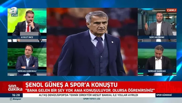 Şenol Güneş'ten flaş Beşiktaş açıklaması!