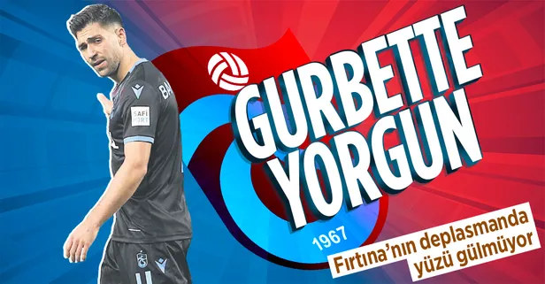 Gurbette yorgun! Trabzonspor bu sezon deplasmanlarda bir türlü istediği performansı sergileyemiyor