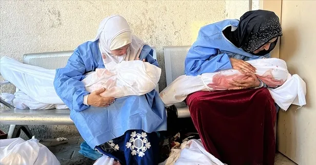 Terörist devleti İsrail çocukları açlıktan öldürüyor