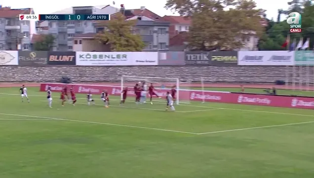 GOL | İnegölspor 1-1 Ağrı 1970 Spor