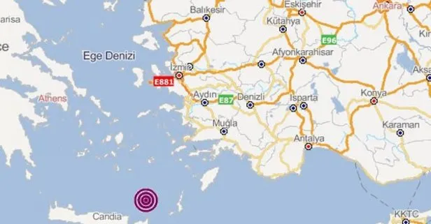 Son dakika: Ege’de korkutan deprem! İzmir yakınlarında deprem! Son depremler