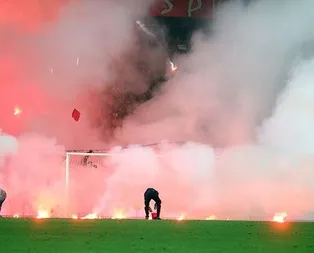 Olaylı maça 55 gözaltı!