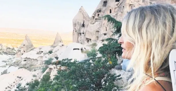 Ünlü Çek model Tereza Maxova yeni yaşını Kapadokya'da kutladı