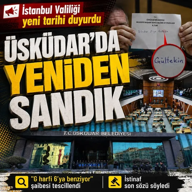 Üsküdar Belediyesinde seçim sil baştan: İstanbul Valiliği yeni tarihi duyurdu