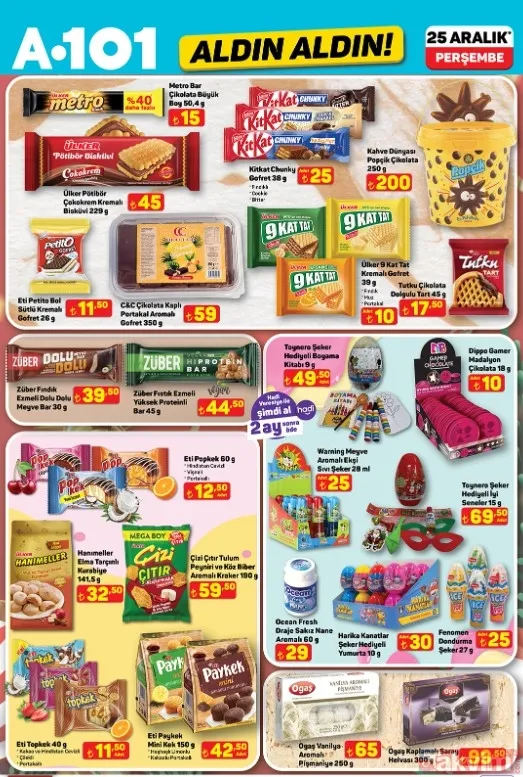 Yeni Yıl Sürprizi A101 Afişi Yayınlandı: 25 Aralık Dev İndirim Listesi - 17