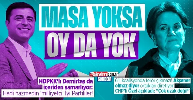 Akşener bakanlık olmaz dedi Saadet Partisi’nden HDP bakanlık talep edebilir açıklaması geldi! Selahattin Demirtaş’tan sert mektup: Masa yoksa oy yok