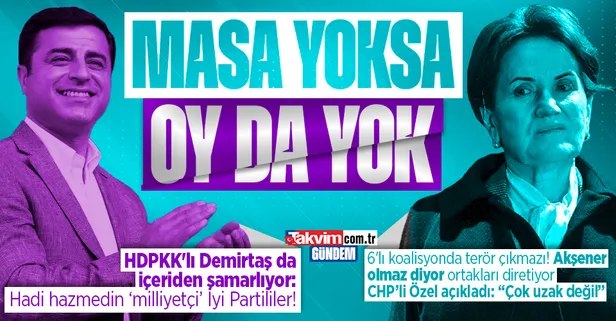 Akşener "bakanlık olmaz" dedi Saadet Partisi'nden "HDP bakanlık talep edebilir" açıklaması geldi! Selahattin Demirtaş'tan sert mektup: Masa yoksa oy yok