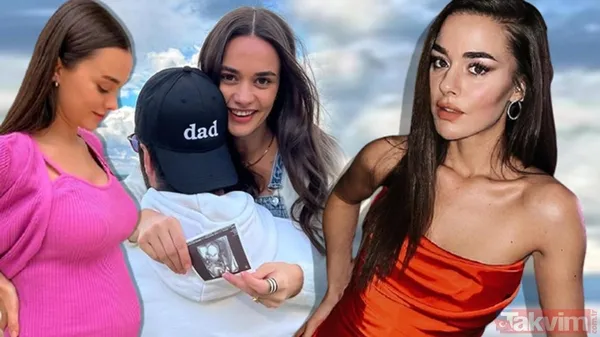 6 aylık hamile Hande Soral'dan hamilelik pozları! Görenler hayran kaldı! Teyze Bensu Soral'dan yorum gecikmedi - 1