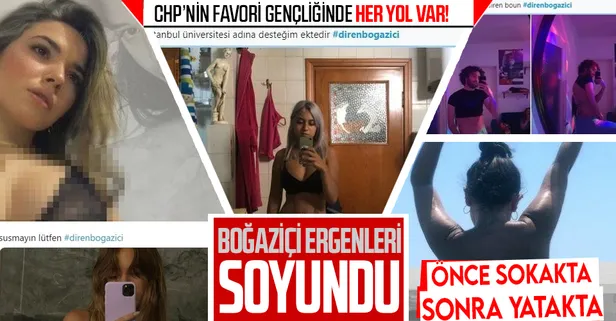 Boğaziçi provokatörleri çıplak fotoğraflarla ilgi çekme peşinde