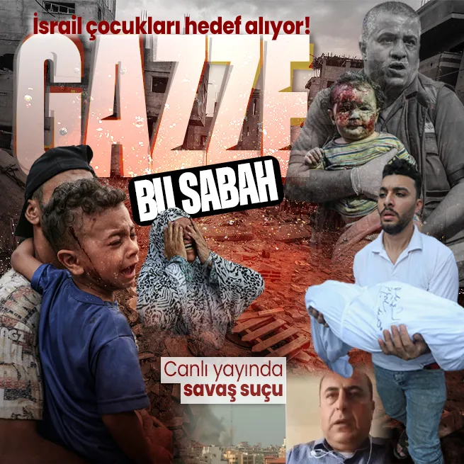 Canlı yayında savaş suçu: İsrail bebekleri ve çocukları hedef alıyor!
