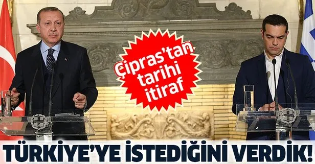 Son dakika: Yunanistan eski Başbakanı Aleksis Çipras’tan tarihi itiraf: Türkiye’ye istediği şeyi verdik