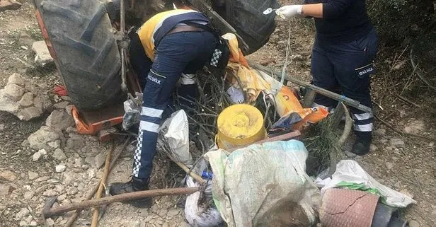 Muğla’da devrilen traktörün altında kalan çift öldü