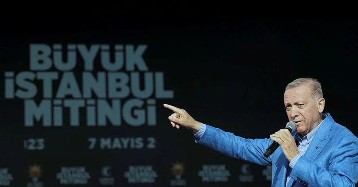 Başkan Erdoğan’dan Teşekkürler İstanbul paylaşımı! Tarihi mitingde yaşanan coşku yorumlara taştı