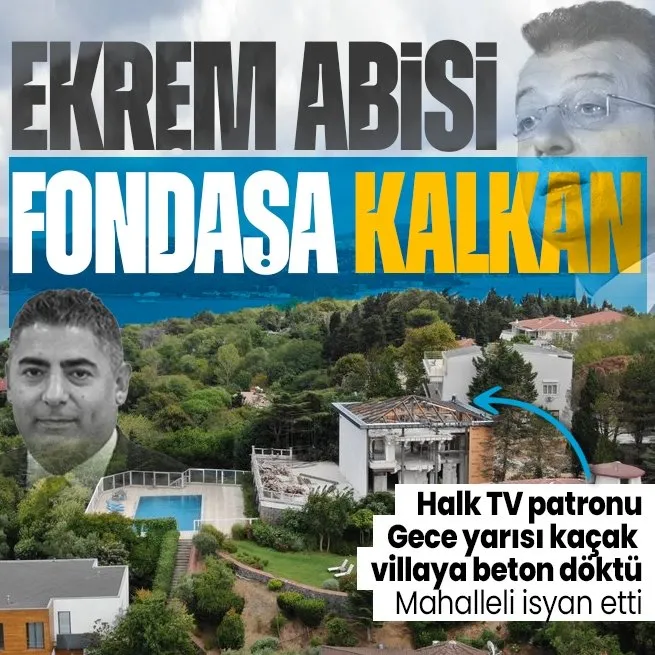 İBB Başkanı Ekrem İmamoğlu fondaş HALK TVyi korumaya devam ediyor! Hukuk tanımayan Cafere komşuları isyan etti