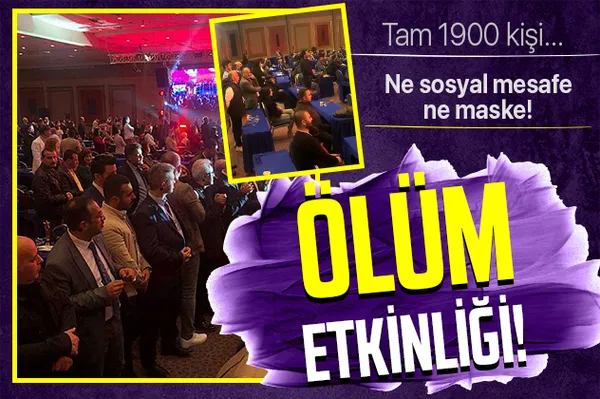 Son dakika: Antalya'da pes dedirten görüntüler! 1900 kişi ile etkinlik! Ne sosyal mesafe var ne de maske!-1