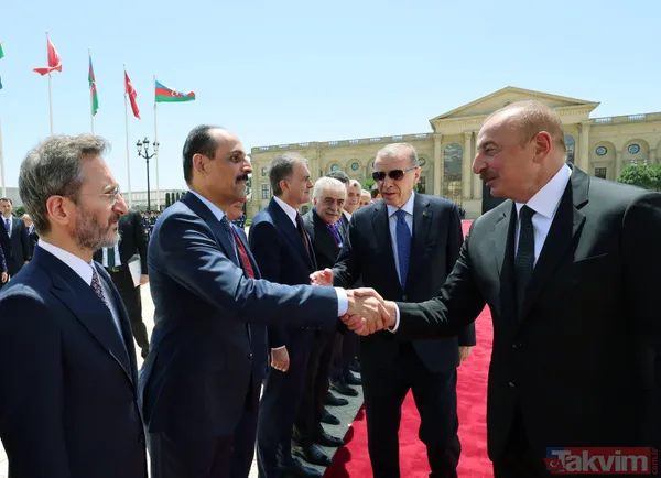 Başkan Recep Tayyip Erdoğan'dan Gardaş Azerbaycan'a ziyaret! Heyette Sinan Oğan da yer aldı - 12