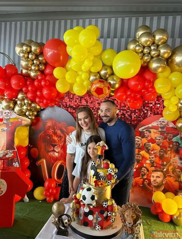 Demet Akalın ile Okan Kurt'un kızı Hira'nın Icardi temalı yaş günü partisi! Hira 10 yaşında! Annesi Beşiktaşlı olsa da... - 7