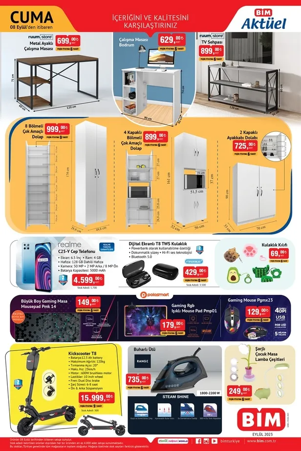 1694149667041.jpg 4 parça 3 bin TL'den az fiyata satılıyor! Çeyiz paketi almak isteyen BİM'e koşsun! Pike takımı 359 TL, hurç 18 TL, ütü 735 TL, tencere...-5