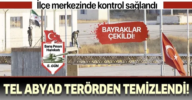 Son dakika: Tel Abyad teröristlerden kurtarıldı