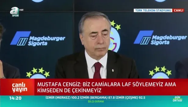 Galatasaray Başkanı Mustafa Cengiz'den Fenerbahçe Başkanı Ali Koç'a sicil yanıtı