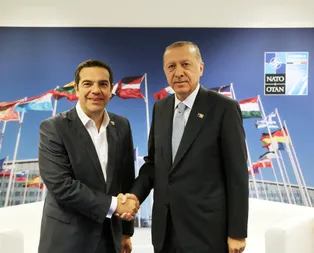 Başkan Erdoğan, Çipras ile görüştü