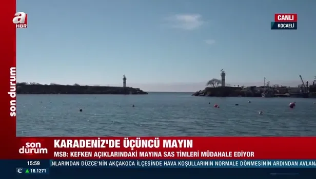 Karadeniz'de 3. mayın! SAS Timleri imha etti