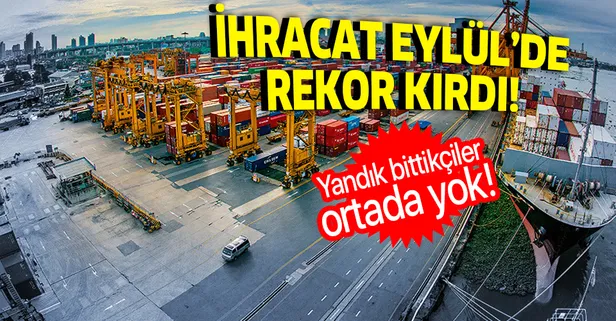 Son dakika: İhracat rakamları açıklandı! Eylül ayında dev artış