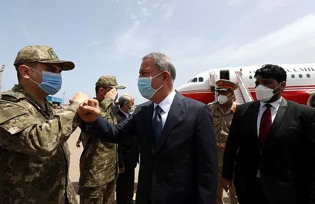 SON DAKİKA: MSB duyurdu: Bakan Akar ve Genelkurmay Başkanı Güler Trablus'a gitti-1