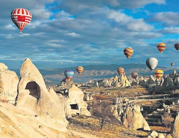 Kapadokya uçtu!
