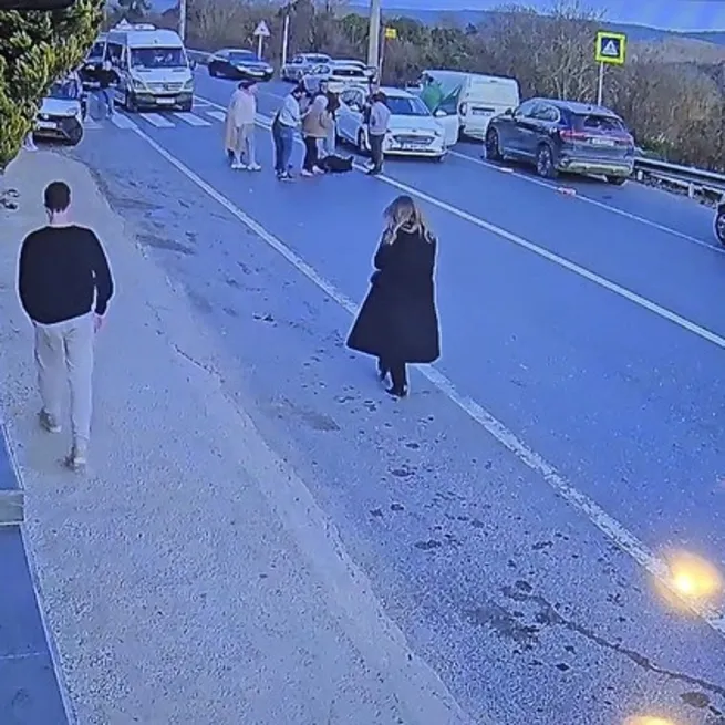 Beykoz’da yaya geçidinde kaza