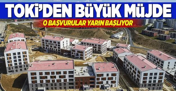 TOKİ’den büyük müjde