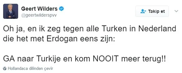Faşist Wilders'ten haddini aşan sözler-1