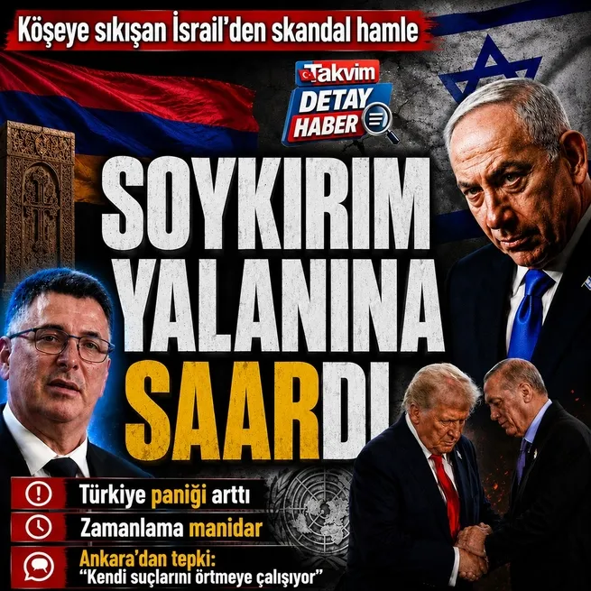 Köşeye sıkışan İsrailden skandal hamle: Sözde Ermeni soykırımı kartını çıkardılar! Zamanlama manidar | Türkiyeden tepki