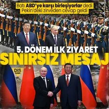 Vladimir Putin Pekin’de! Batı basını ‘ABD’ye karşı birleştiler demişti: Şi Cinping görüşmesinden ilk cevap geldi