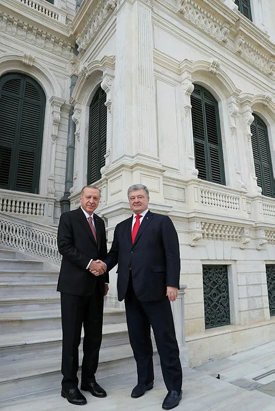 Son dakika: Başkan Erdoğan Ukrayna Devlet Başkanı Poroşenko ile görüştü-3