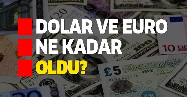 Dolar, sterlin ve euro ne kadar oldu? 21 Eylül CANLI dolar, euro ve sterlin alış satış fiyatları!