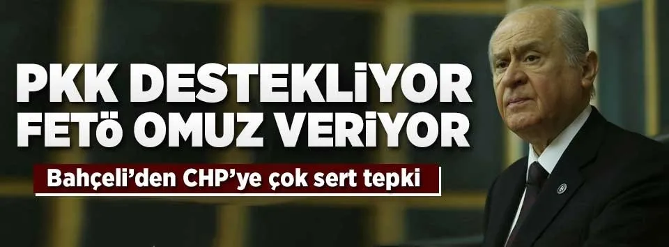 Bahçeli'den CHP'ye yürüyüş tepkisi