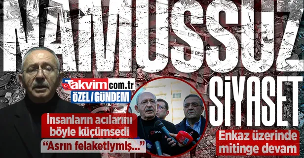 Enkaz üzerinde miting yapan Kılıçdaroğlu alçaldıkça alçaldı! 7,7 ve 7,6'lık depremleri küçümsedi: Asrın felaketiymiş...