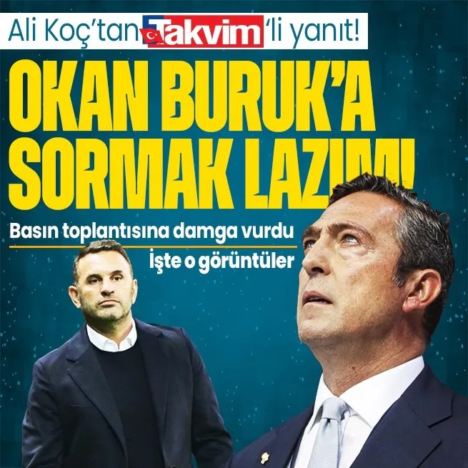Fenerbahçeden Takvimli açıklama! Ali Koçun basın toplantısına damga vurdu