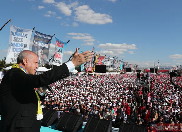 Cumhur İttifakı Ankara miting alanı saatler öncesinden doldu taştı - 15