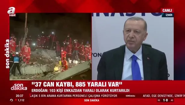 Başkan Recep Tayyip Erdoğan İzmir'de önemli açıklamalarda bulundu