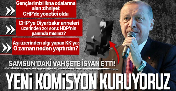 Son dakika: Başkan Erdoğan Samsun'daki vahşete isyan etti: Meclis'te kadına şiddete karşı yeni komisyon kuruluyor!