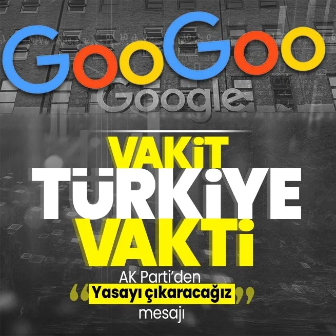 Google Kanada’ya 74 milyon $ ödeyecek! Türkiye için de vakit geldi... AK Partiden Yasayı çıkaracağız mesajı