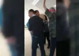 Kartal'da doktor ile hasta yakını arasındaki yumruklu kavga kamerada