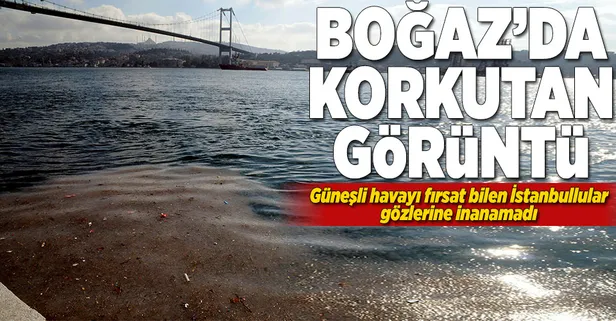 İstanbul Boğazı'nda korkutan görüntü